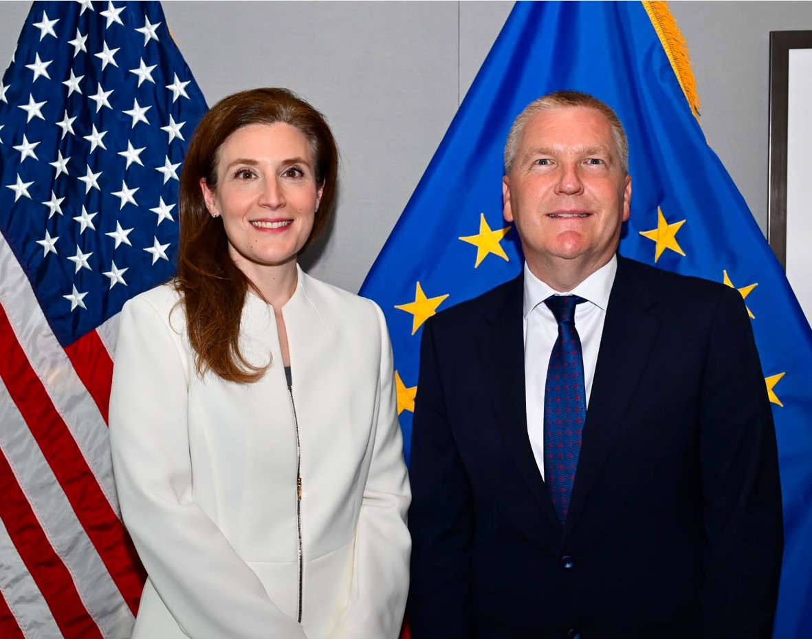 Williams-McGrath Meeting – Photograph - Board Member Williams  Meets With EU Commissioner Michael McGrath