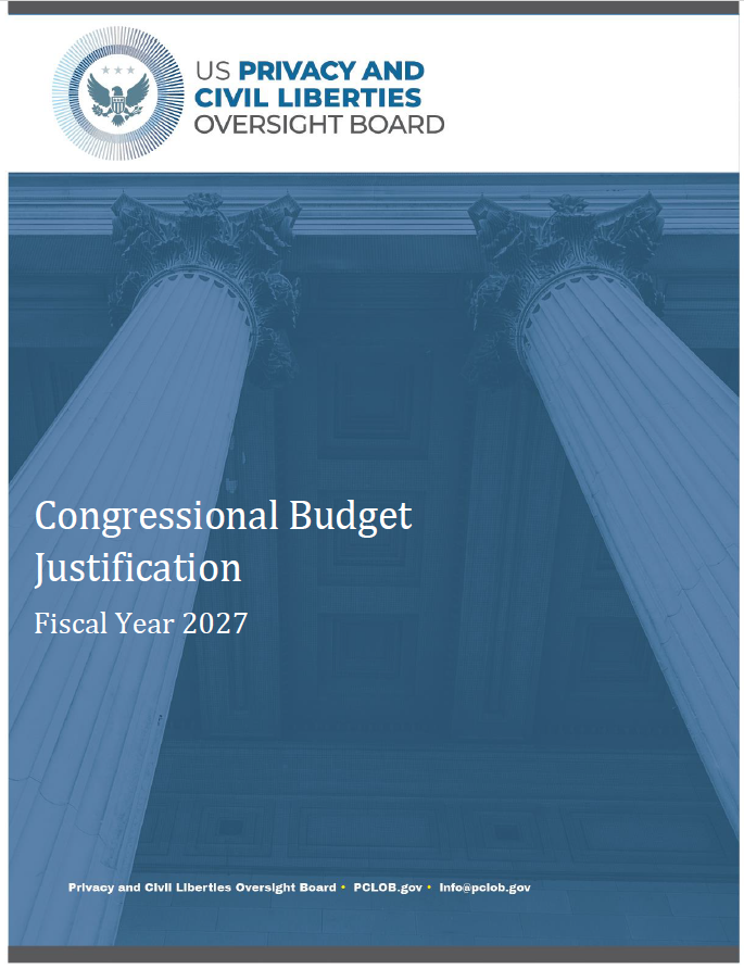 download PCLOB FY 2027 Congressional Budget Justification